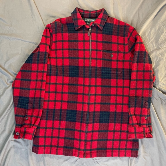 Lauren Ralph Lauren Jackets & Blazers - Lauren Ralph Lauren Red and Black Plaid Jacket